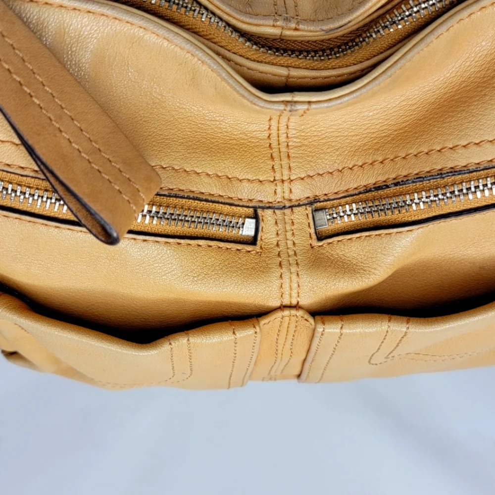 Tan B. Makowsky‎ Leather Satchel P21